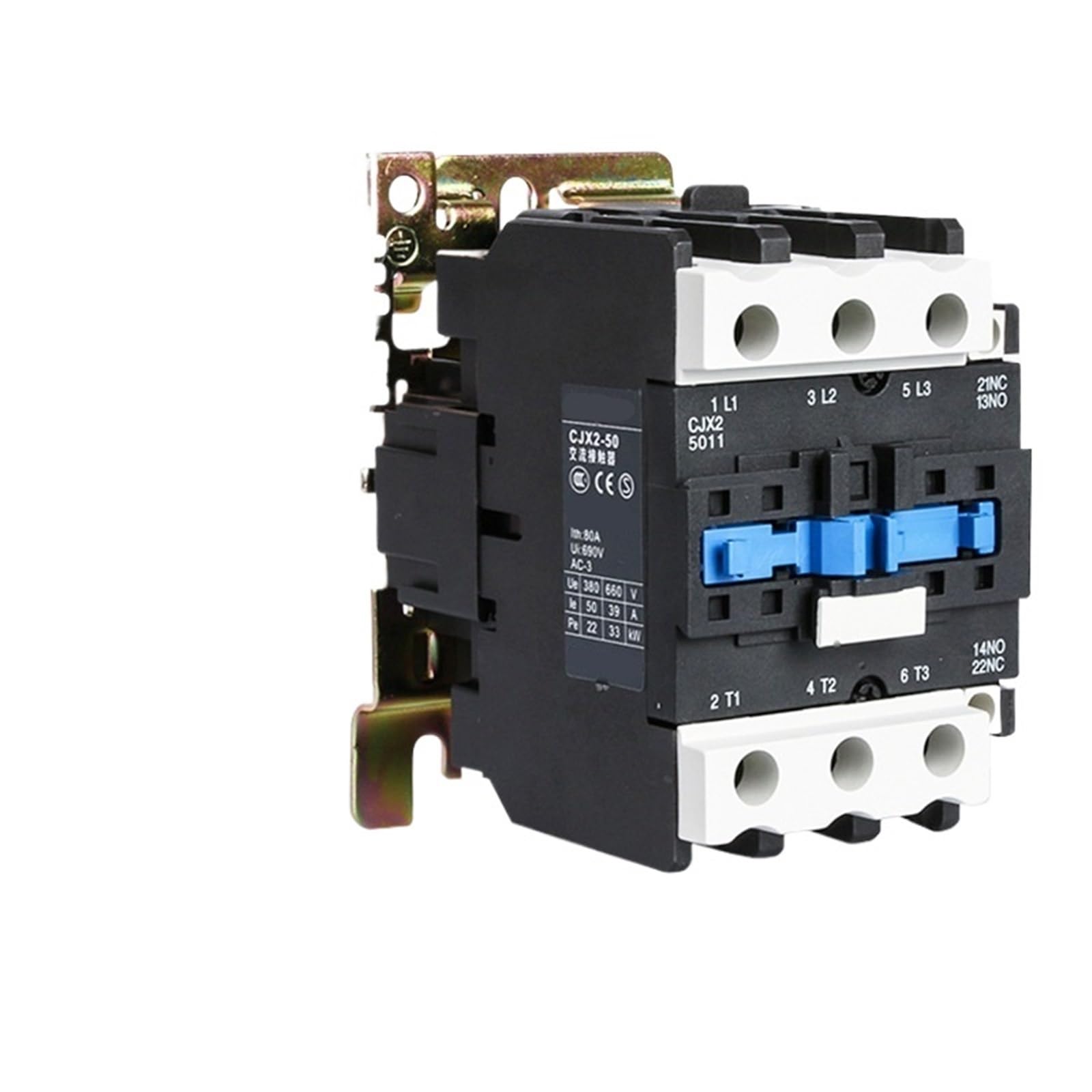 Fpjqobjc One Color Cjx2-5011 Ac Contactor Coil Voltage 220V380v Single-Phase Three-Phase 50A