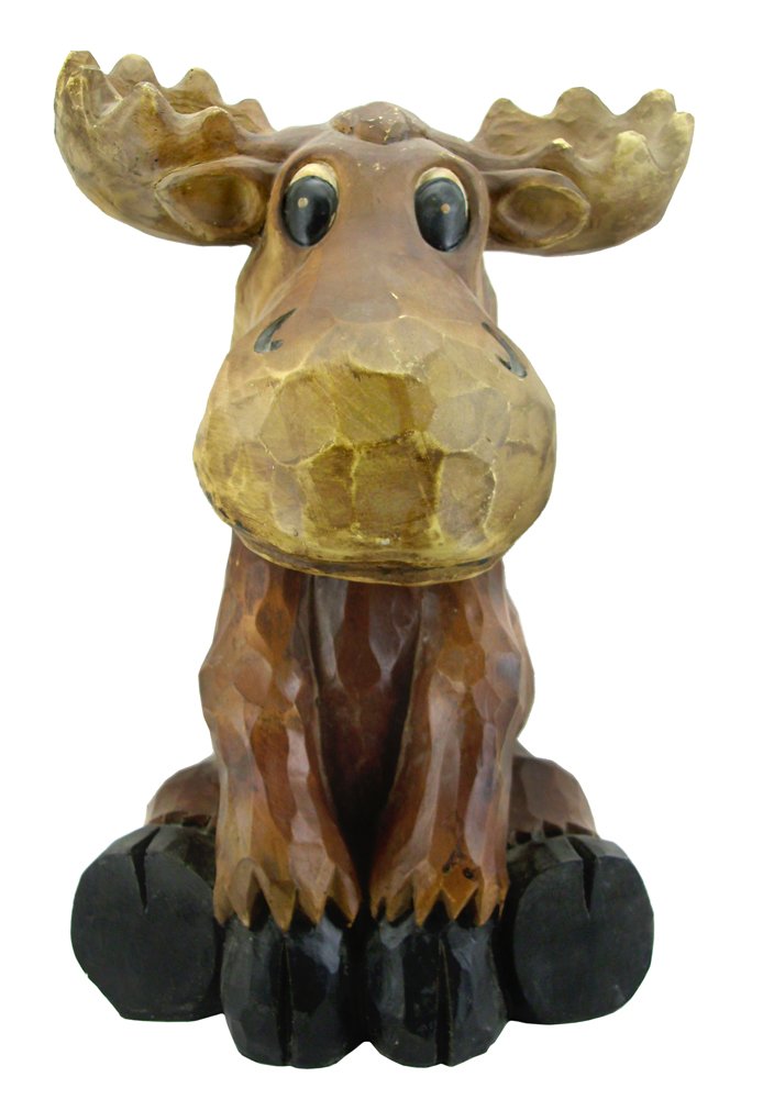 Garden Accents by Beckett Sitting Moose Statuary