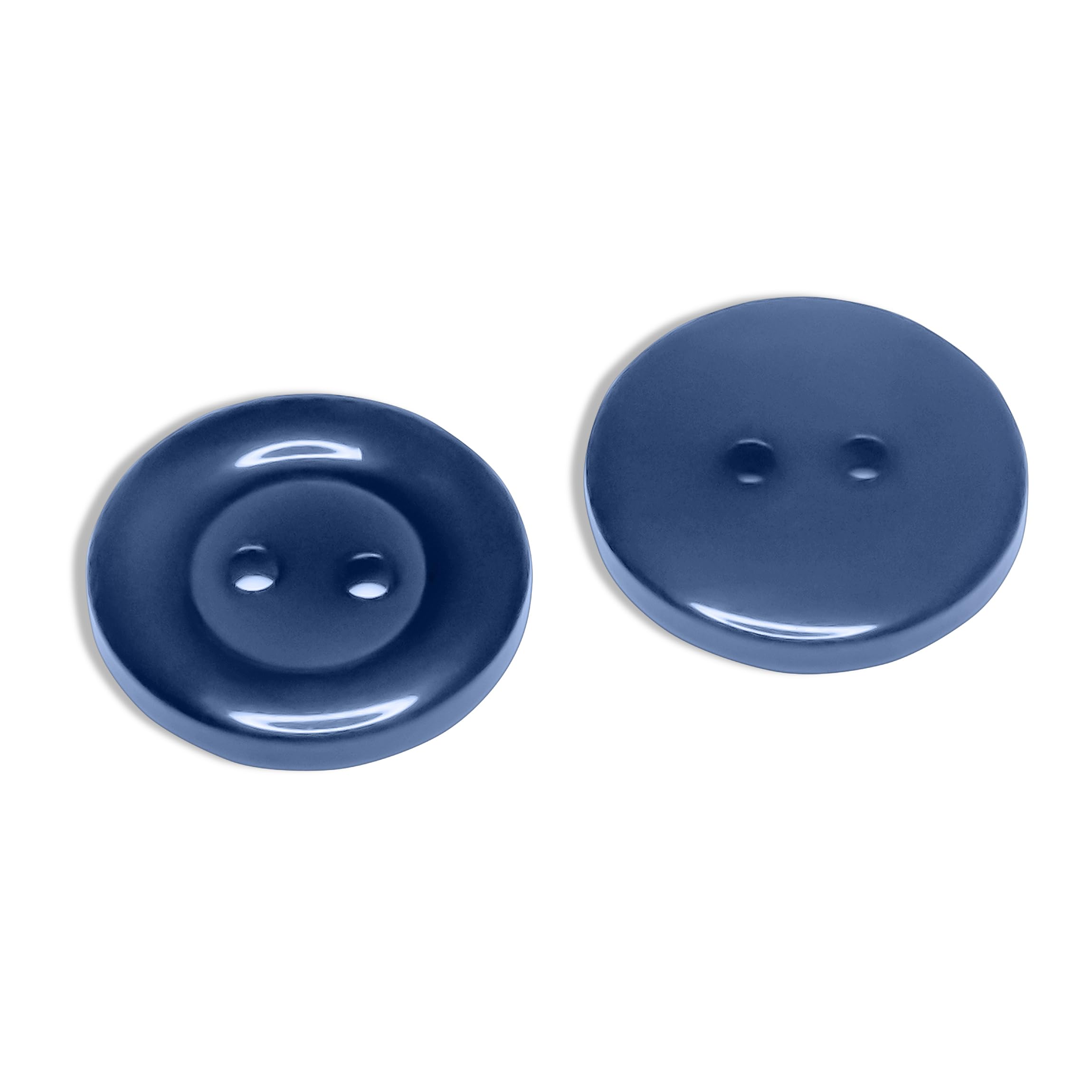 Amazon.com: 3/4" Navy 50 Pcs Sewing Buttons 2 Hole Dark Blue 0.75 Plastic  Buttons Polished 30L Glossy Finish Round Uniform Buttons for Sewing Jacket  Work Uniforms Workwear School Chef Pants Jacket Bags