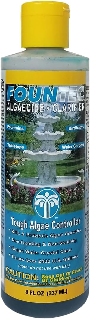 EasyCare FounTec Algaecide and Clarifier, 8 oz. Bottle