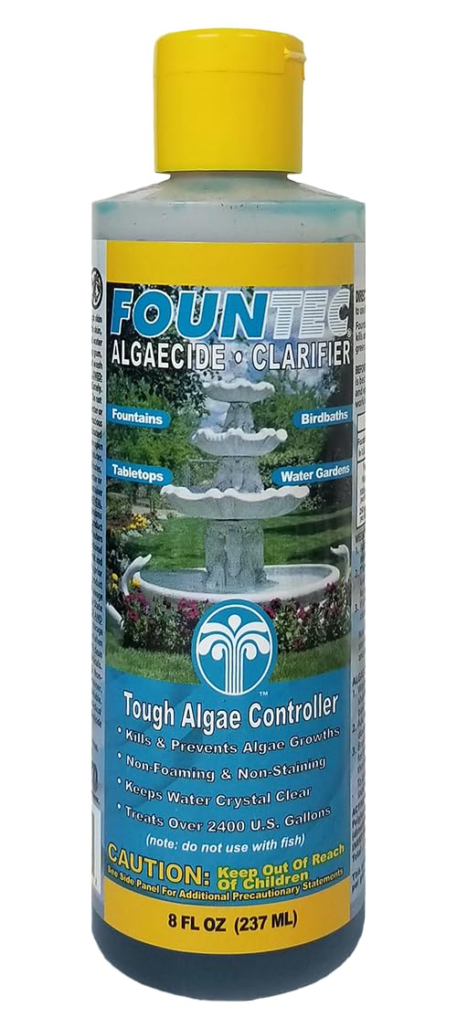 EasyCare FounTec Algaecide and Clarifier, 8 oz. Bottle