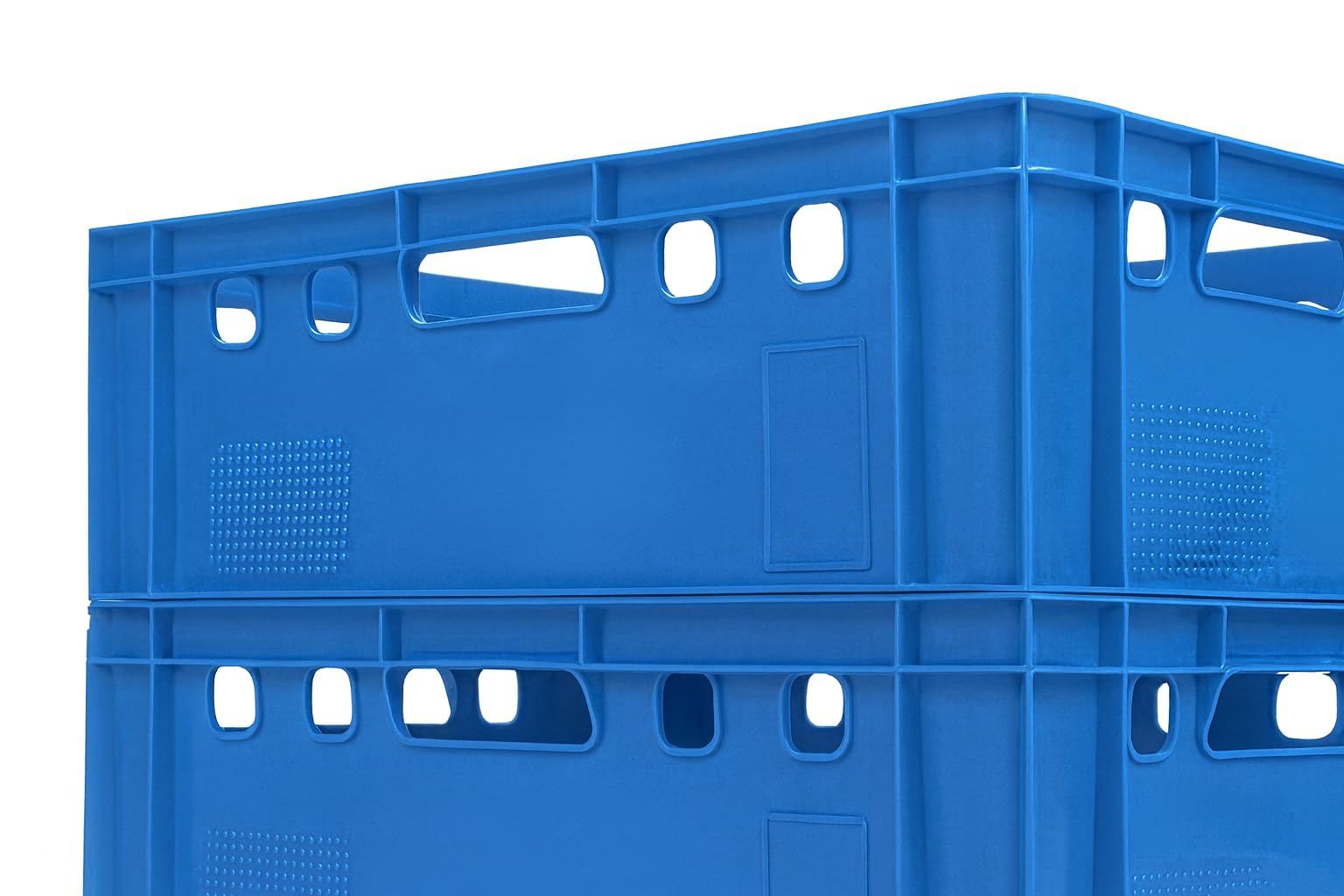 gardivo Eurobox - Caja para carnicería, 5 unidades, 60 x 40 x 20 cm, color azul, apilable, resistente, de plástico