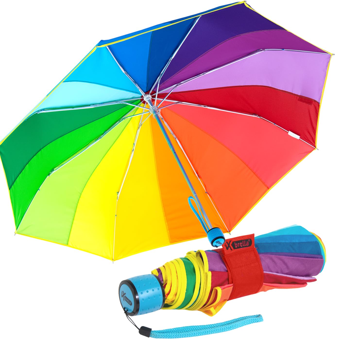 iX-brella Mini Ultra Light - Damen Taschenschirm mit großem Dach - extra leicht