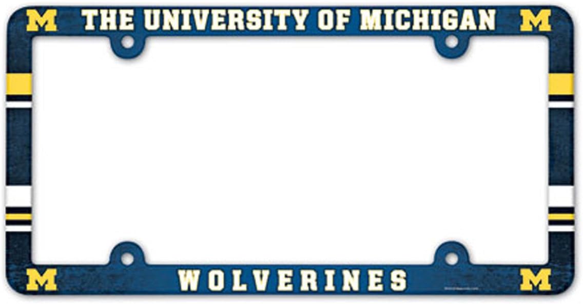 NCAA University of Michigan LIC Plate Frame Full Color - Image 2