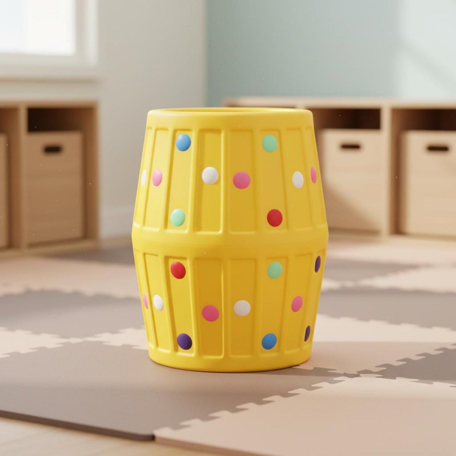 Kinder Sinnes Spielzeug Rolle Tunnel Spielrolle Bewegungsrolle Leicht zu Bewegen Pflegeleicht aus für Bewegungslandschaften Kita Hort Frühkindpädagogik, Blau