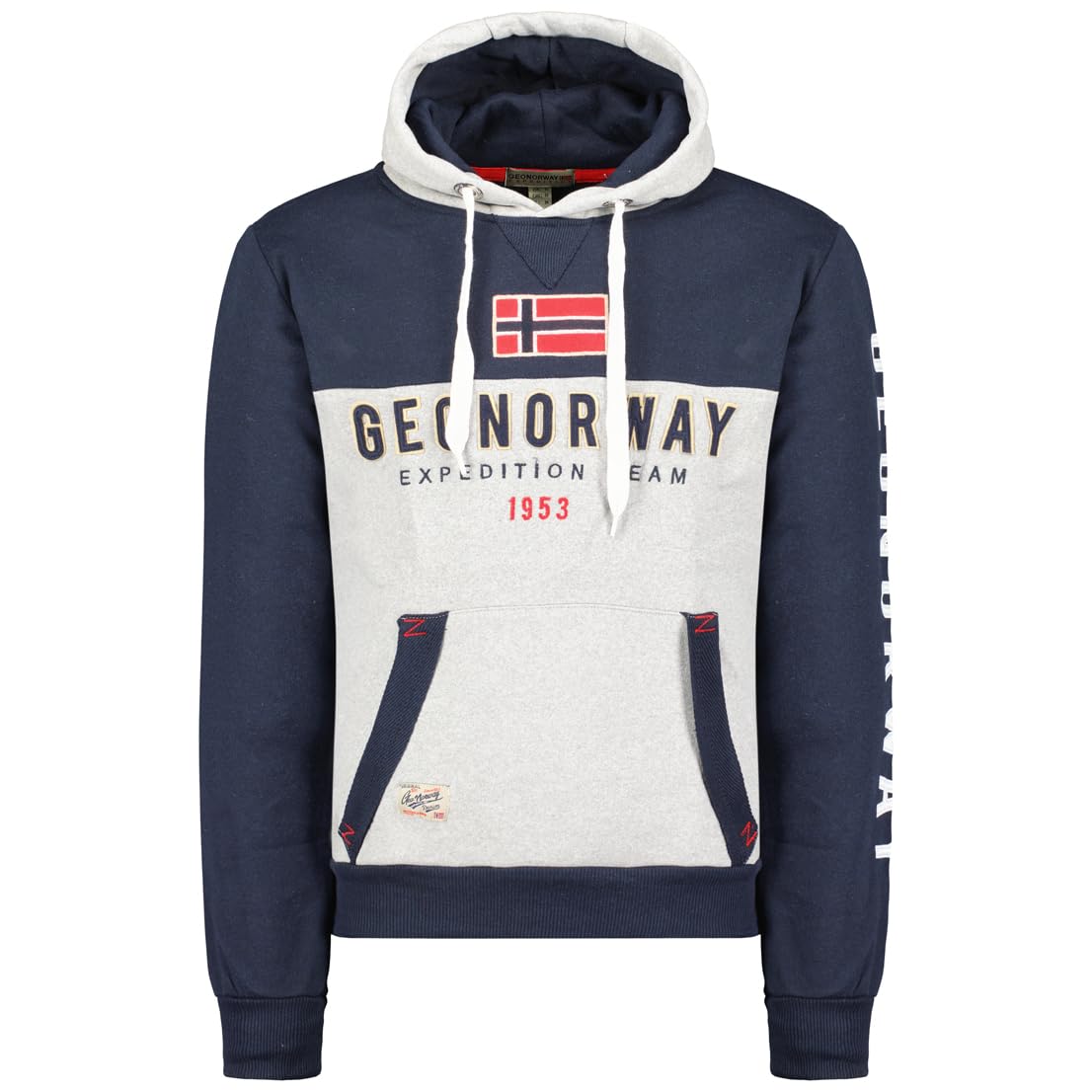 Geographical Norway - Sweat à Capuche pour Homme à Manches Longues modèle Ferato