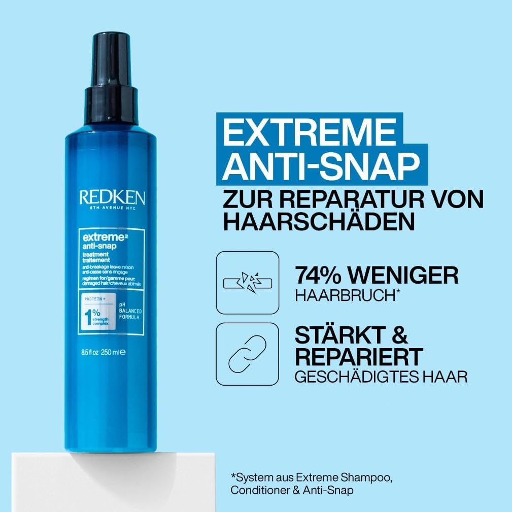 Redken Haarpflege für alle Arten von Haarschäden, Repariert und regeneriert, Anti Haarbruch, Extreme Cat, 1 x 150 ml