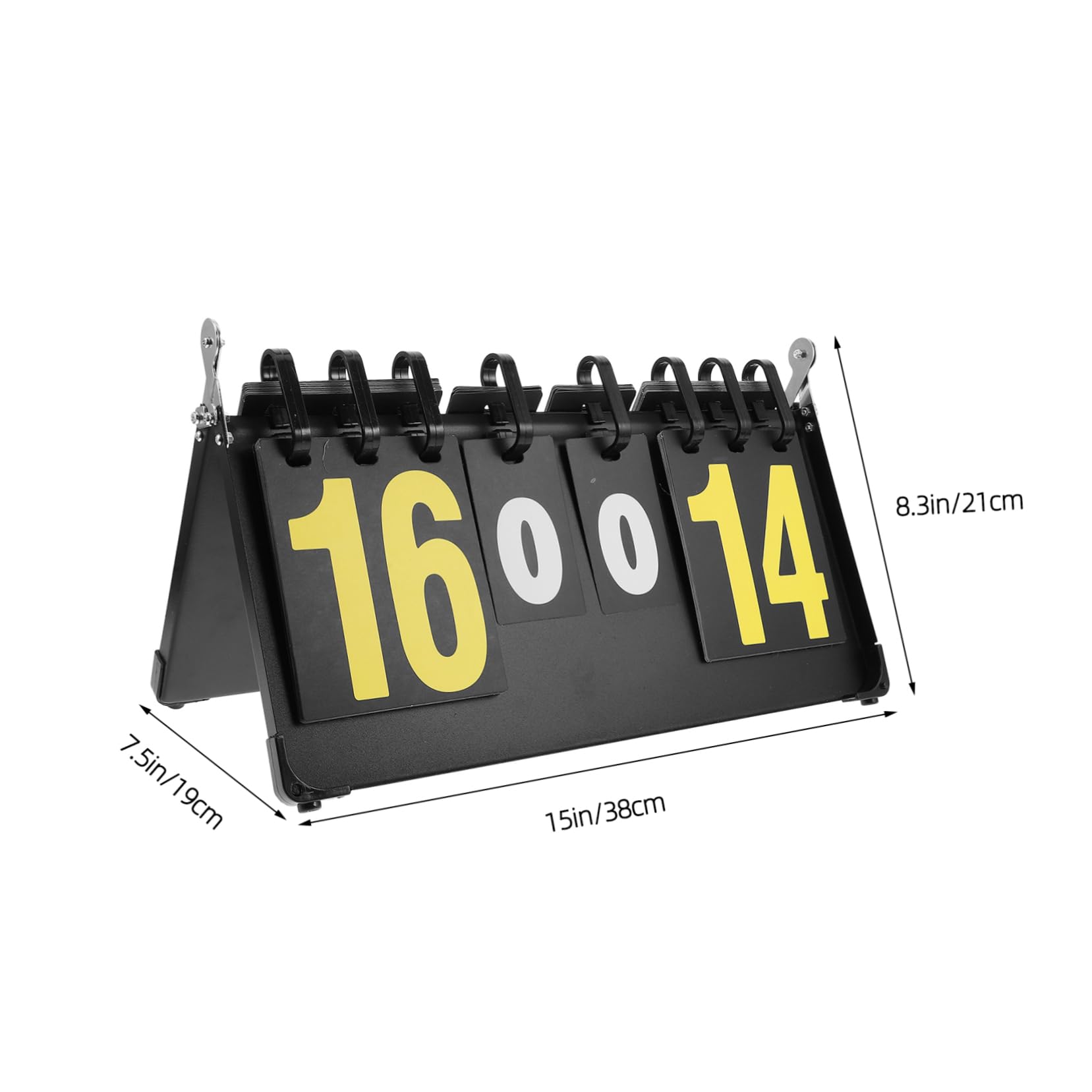 SUPVOX Portable Flip Scoreboard for Basketball Reusable Flip Counting Board for Sports Competitions Score Keeper for Games for Basketball Table