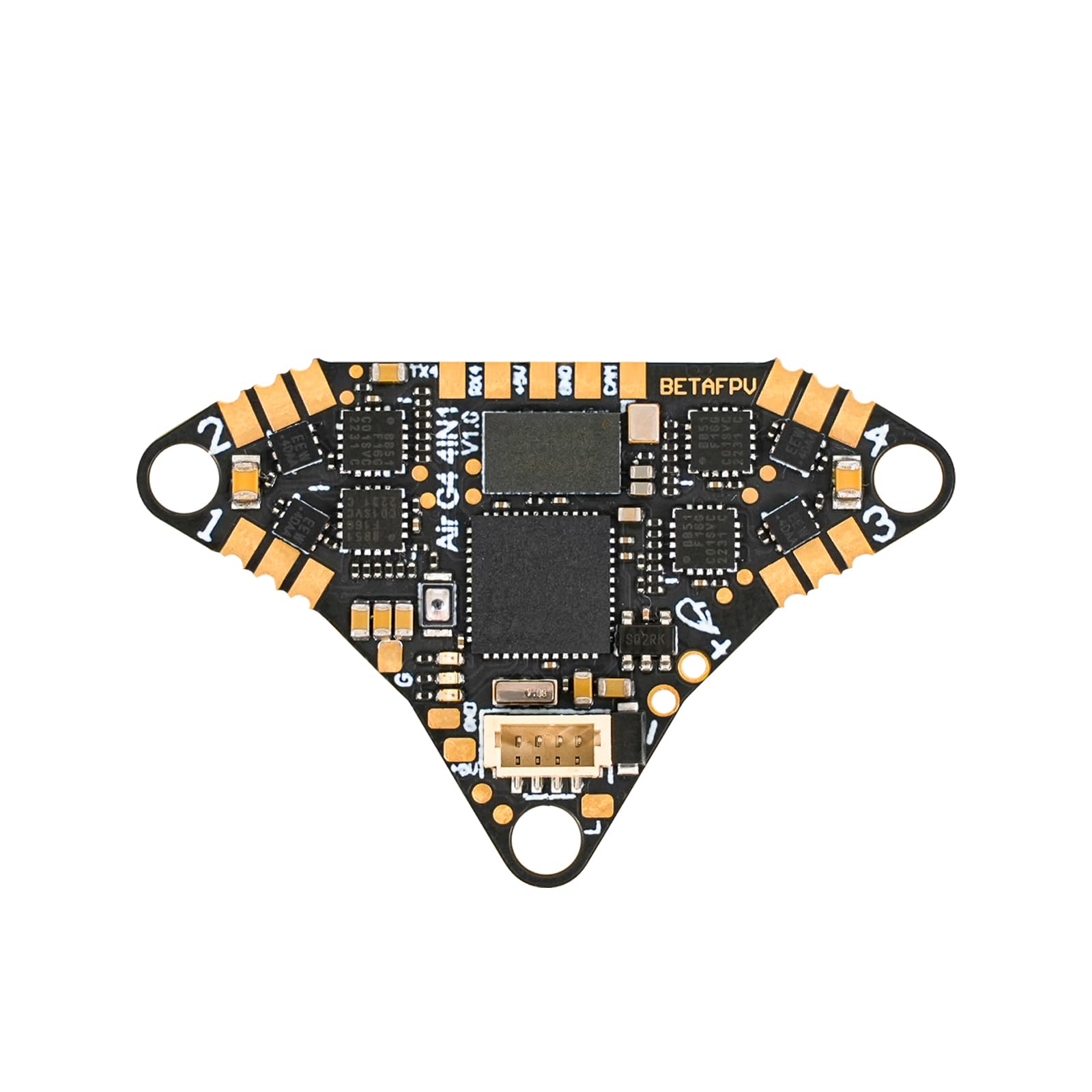 BETAFPV G473 4IN1 Air Brushless Flight Controller for FPV Drone | Lightweight 1S AIO FC with 16MB BlackBox BB51 Bluejay 96K ESC OSD Chip SPI Connection External UART Port for Air65/Air75