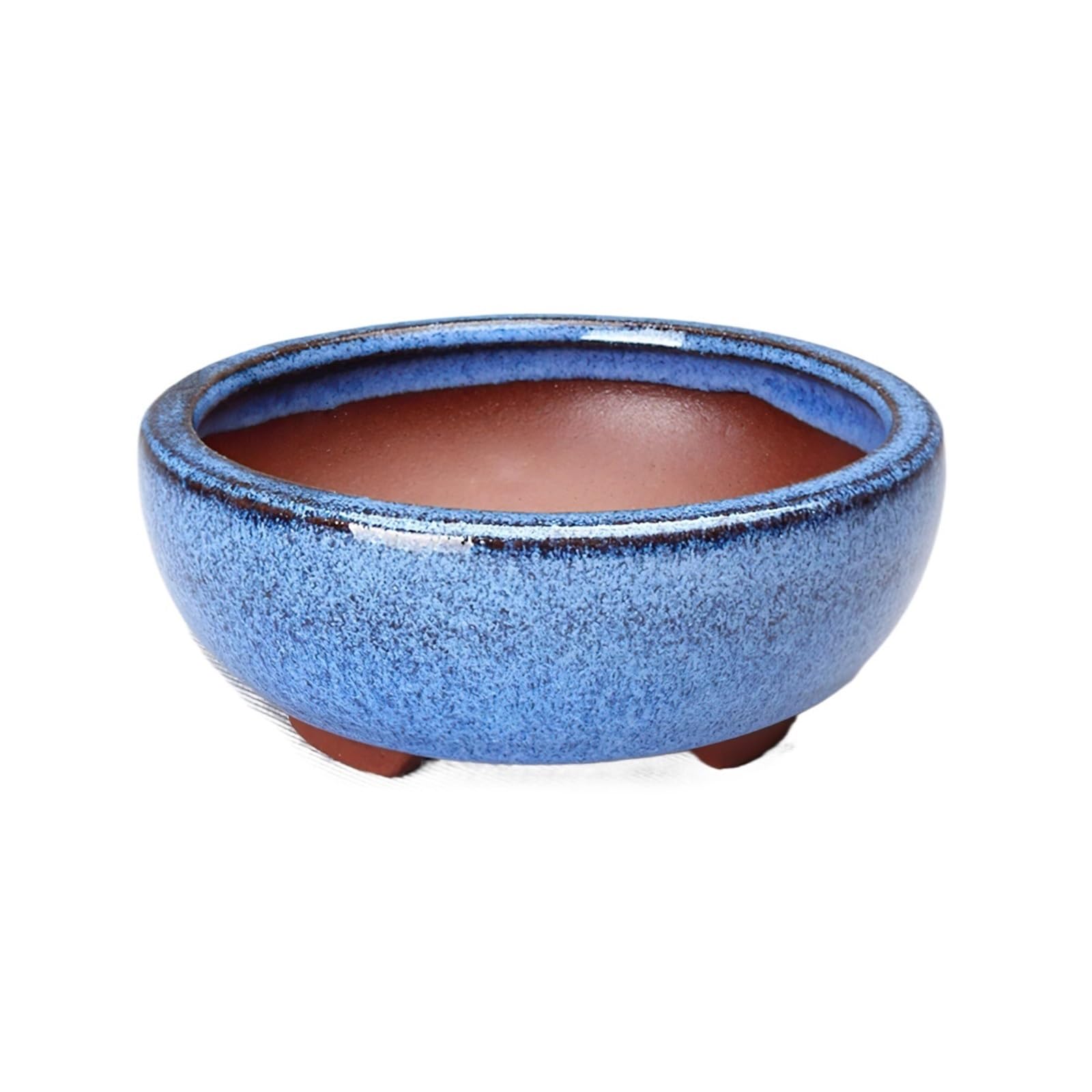 LUYSGBXR Lotus Bowl Plant Pot Bonsai Pots Breathable Succulent Plant Pot Flower with Holes Ceramic Craft Planter for Home
