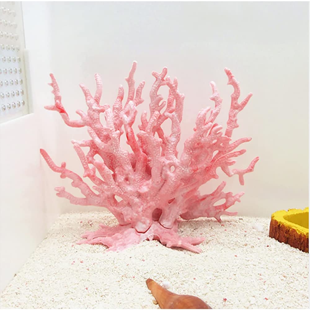 Knstliche Korallen Dekoration Fr Aquarien - Meeresfcher Zweig,  Realistisch & Fischfreundlich