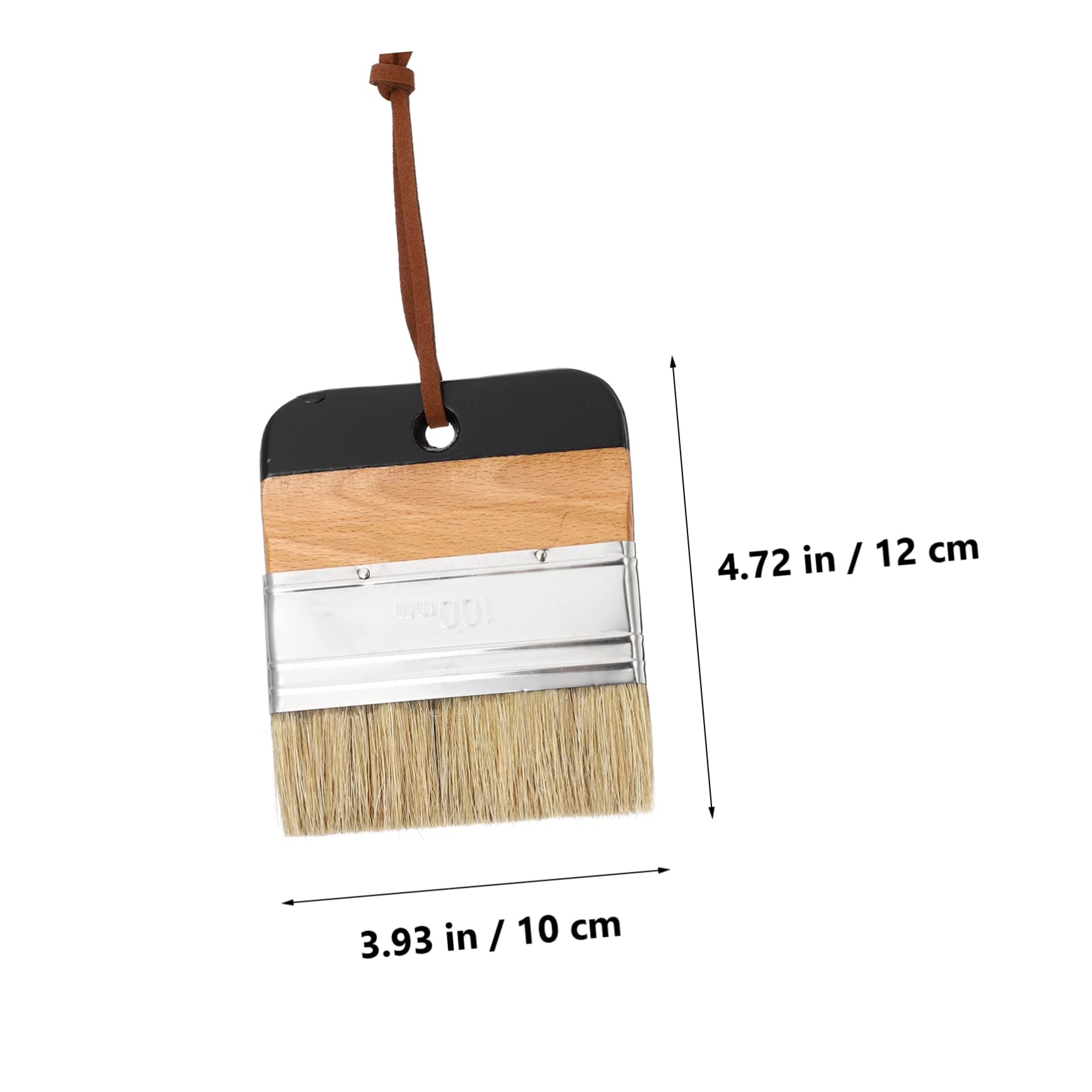 1 Pollice Pennelli Manico in Legno di 4 Set per Pittura