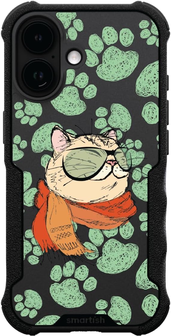 Smartish - Purrista - iPhone 17 MagSafe Armor Case - Gripzilla [Rugged & Tough] Heavy Duty Armor Case - Fits Apple iPhone 17