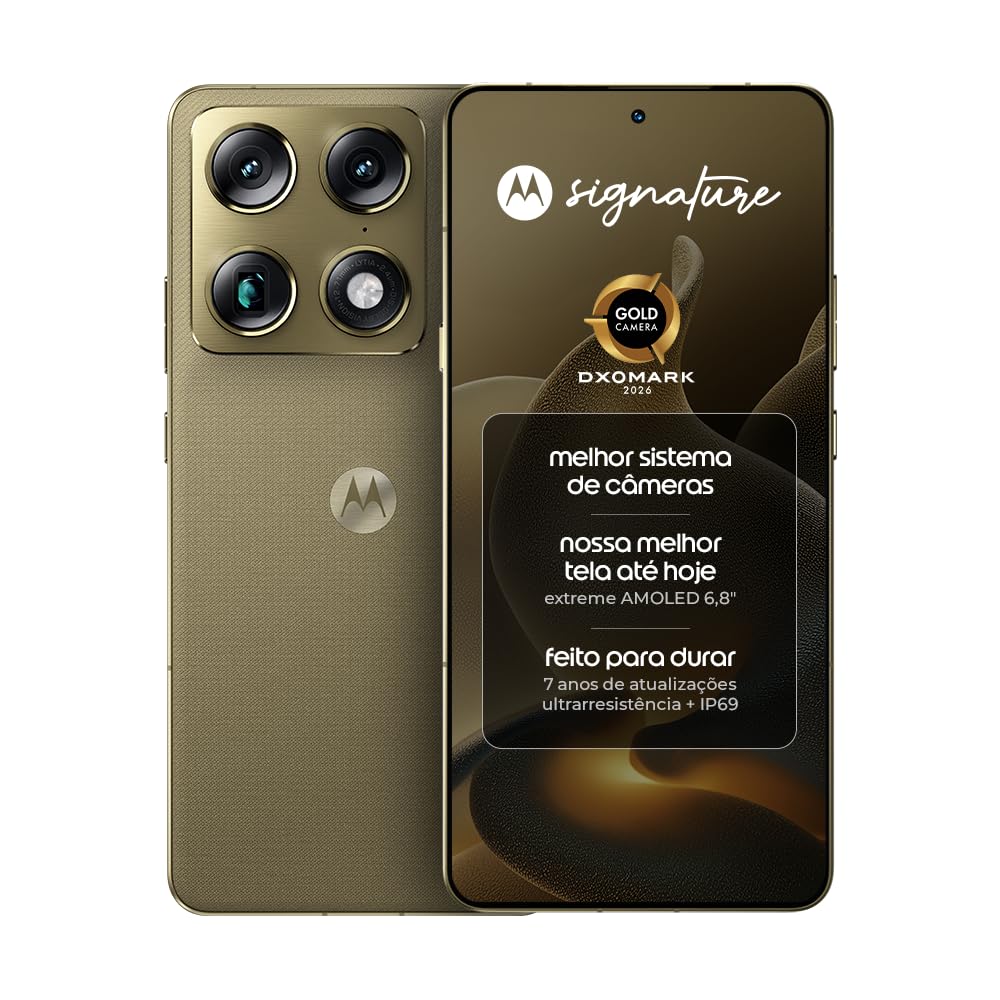 Smartphone Motorola Signature 5G 512GB 12GB RAM, 3 Cameras 50MP, Extreme…