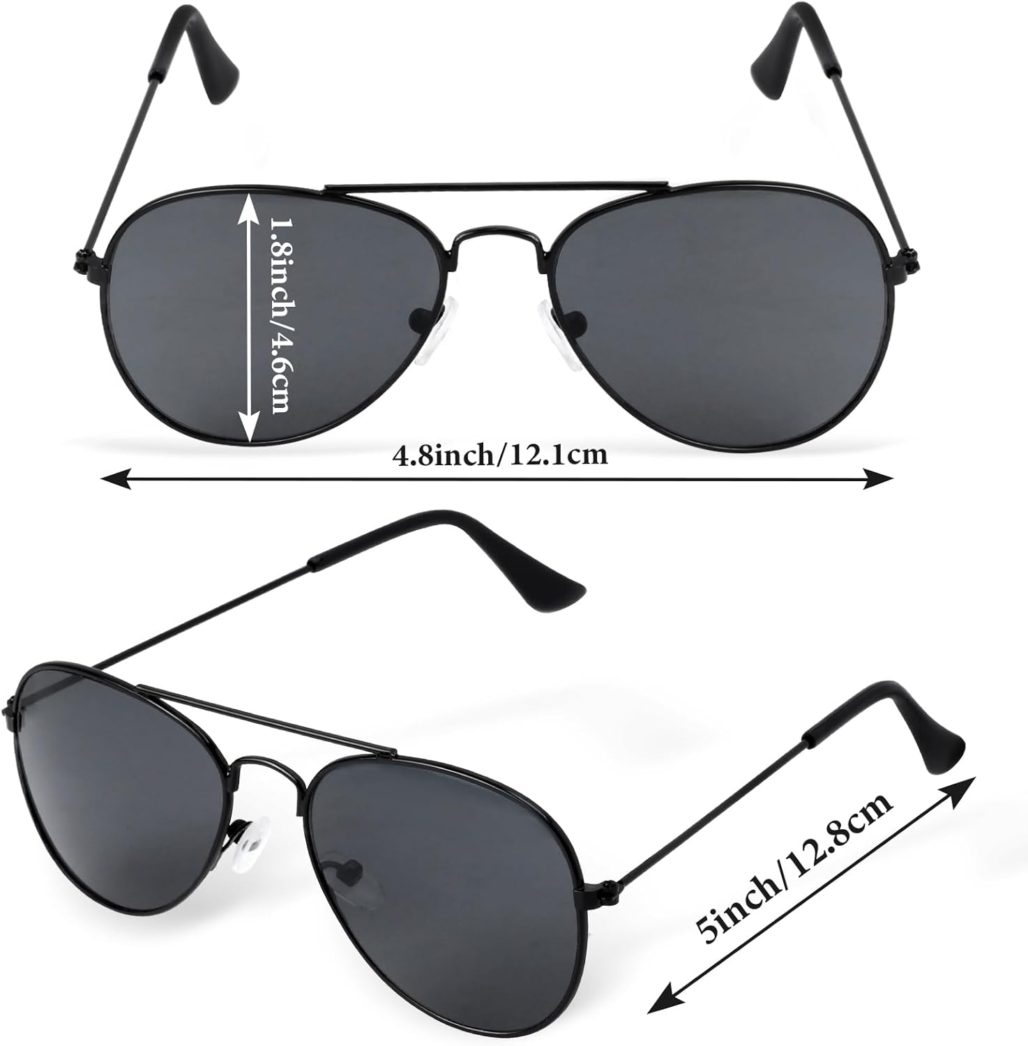 Yewong Kids Pilot Costume Set Airline Uniform Pilot Hat Sunglasses Flight Accessories for Halloween Captain Cosplay - Image 4