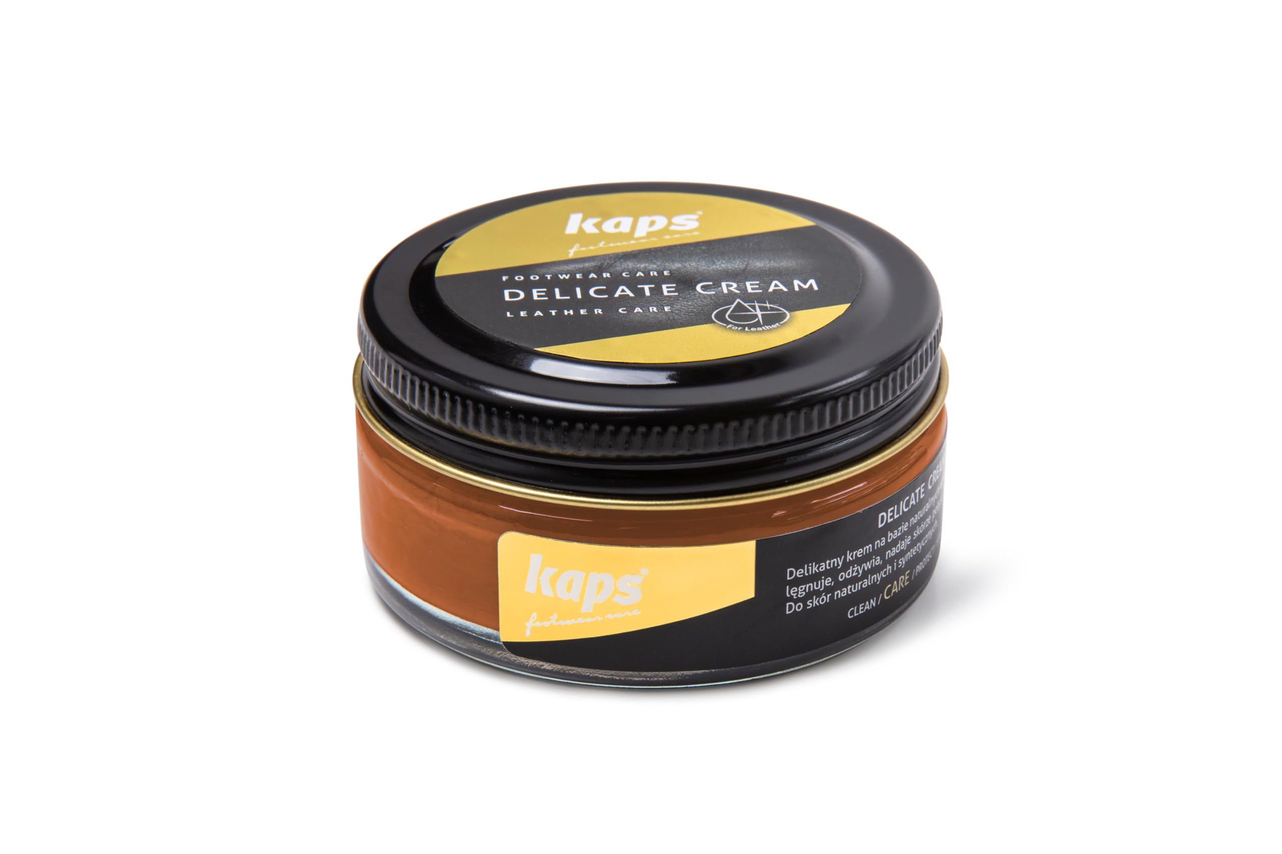 Kaps Crème Délicate – Crème De Cirage Cuir Naturel Et Synthé – Soin Chaussures Professionnel – Soin Intensif Du Cuir Et Nourrissant– Pot Verre 50ml – Plusieurs Couleurs - 3