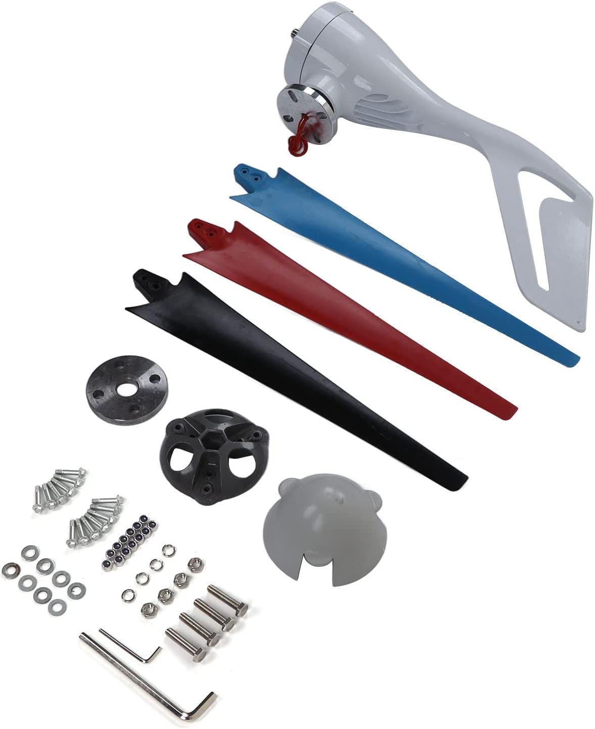 Wind Generator, 400W Wind Turbine Outstanding Conversion Rate Easy Installation Automatic Adjustment for Street Light(#2)