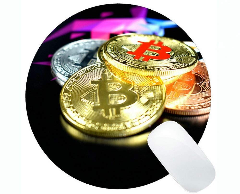 Amazon.co.jp: カスタムオリジナルラウンドマウスパッド、ドルビットコインキャッシュパーソナライズ長方形ゲームラウンドマウスパッド :  Computers