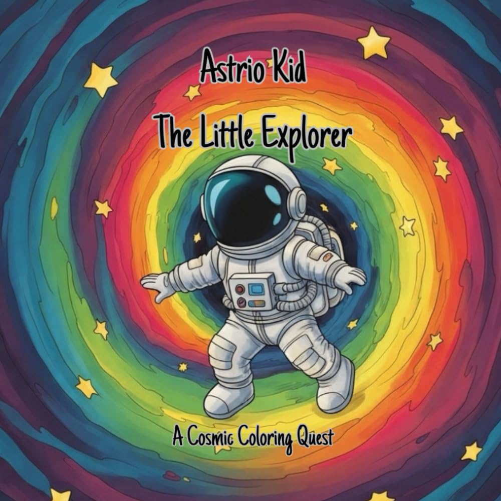 Astro Kid The Little Explorer: A Cosmic Coloring Quest