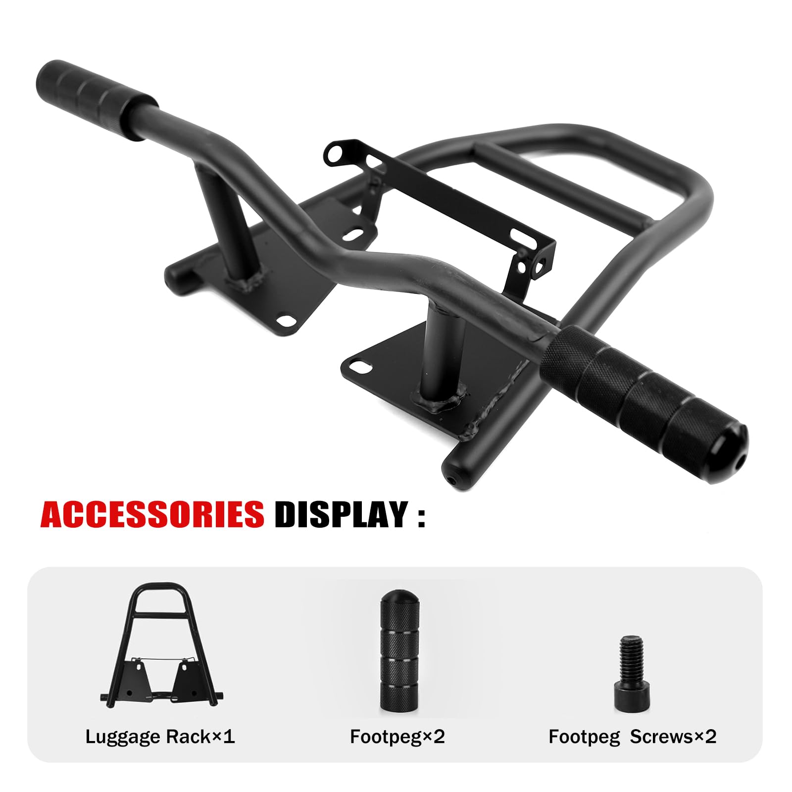 Amazon.com: Mokuo Iron Manned Motorcycle Stunt Rear Luggage with