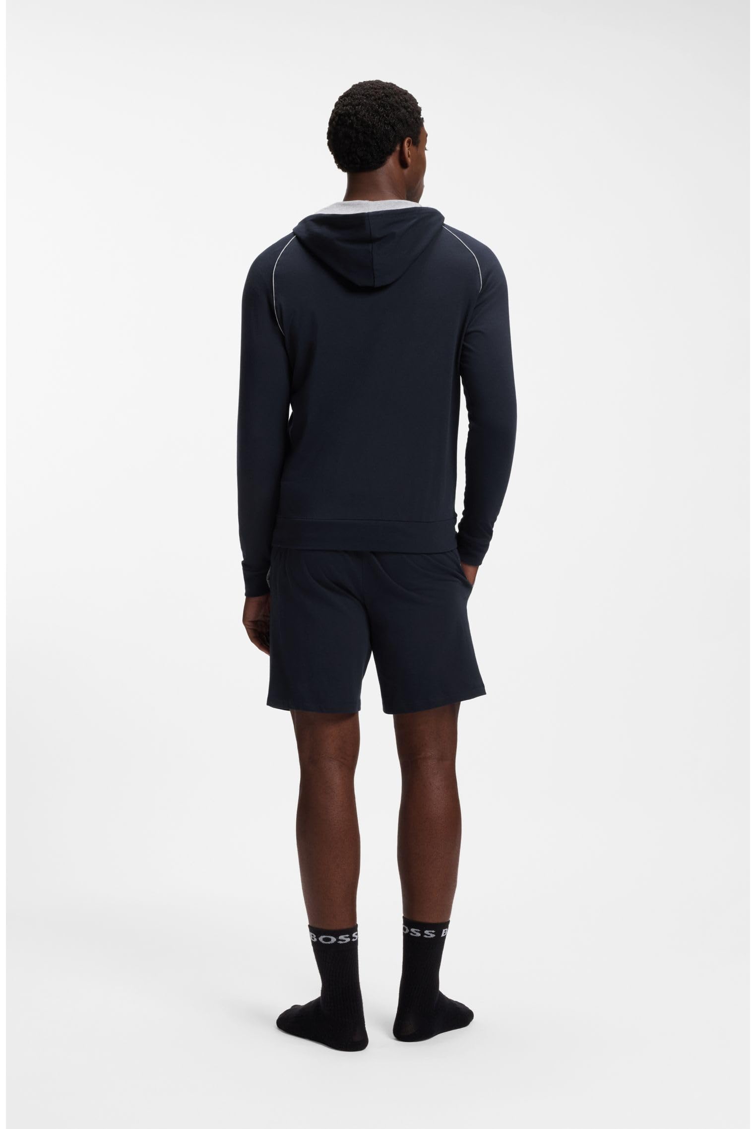 BOSS Herren Mix&match Jacket H 10259917 01 Loungewear Jacket (1er Pack)