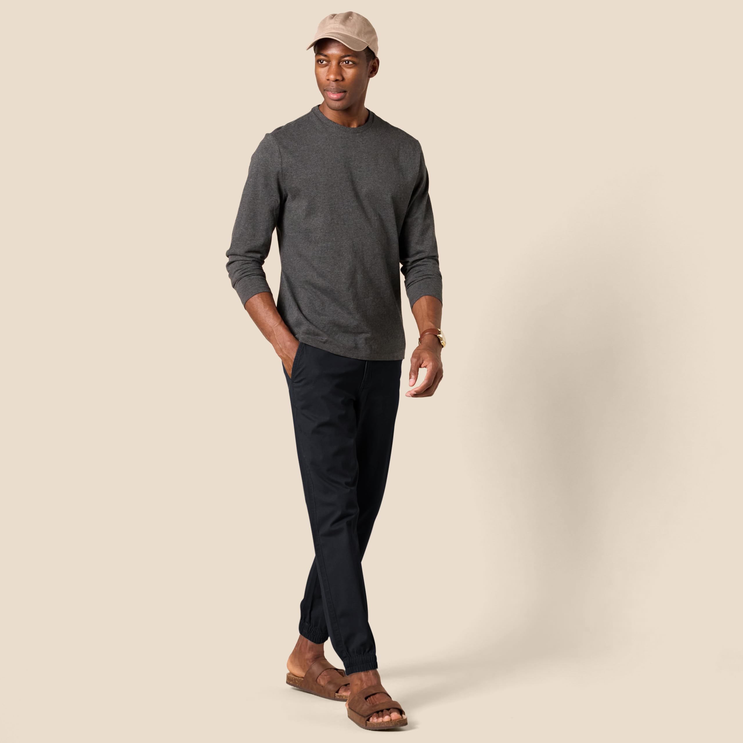 Amazon Essentials Chino Elasticizzati con 5 Tasche in Uomo