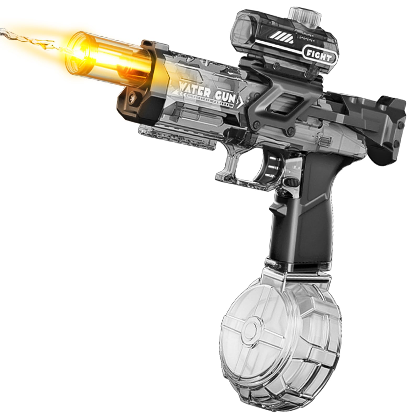 Snowall Powerful Electric Water Gun with LED Lights,Automatic Squirt Gun for Kids and Adults, Long Range Water Pistol for ...