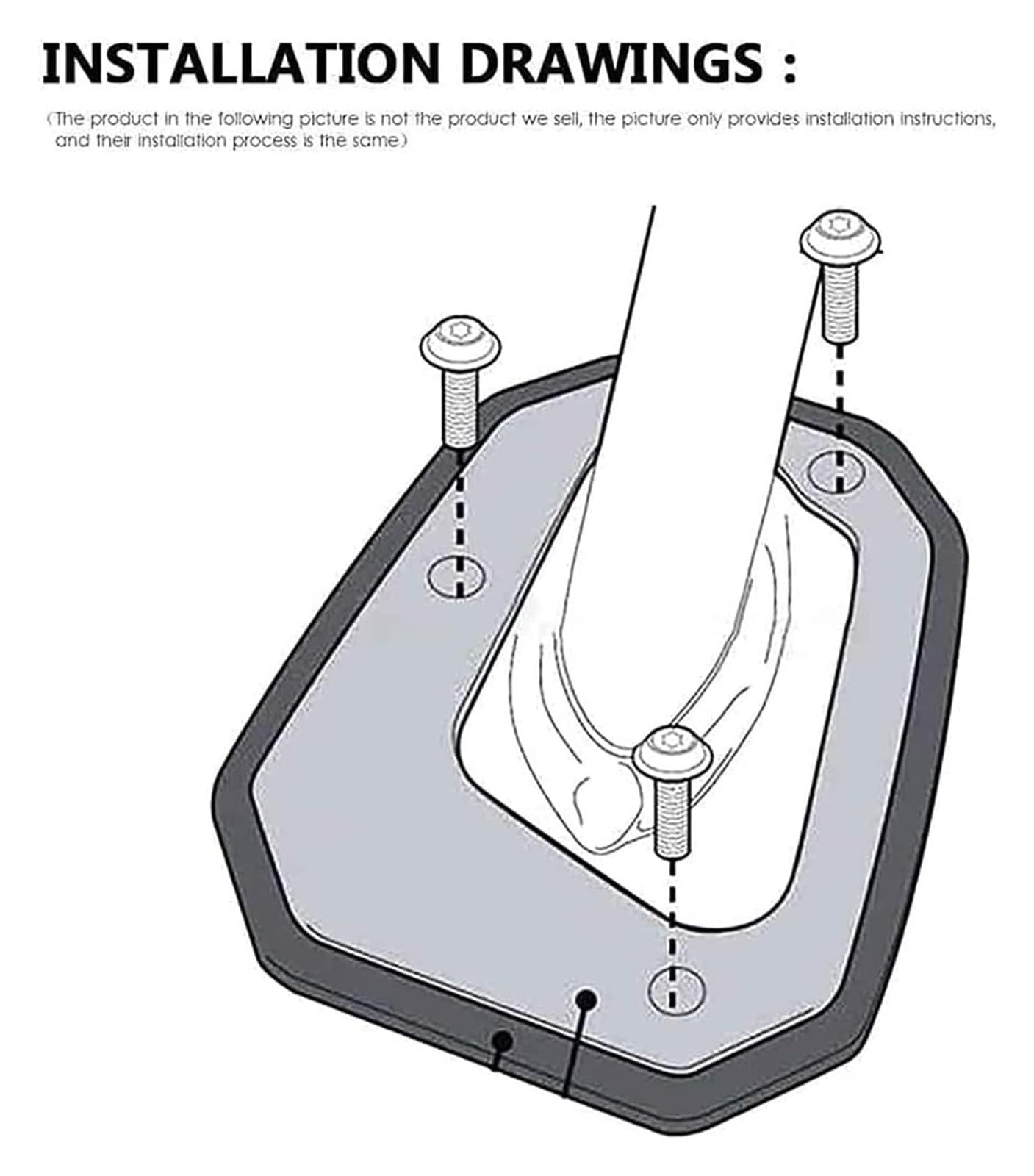 CHIFUN Kickstand Extender Enlarger Pad Side Stand