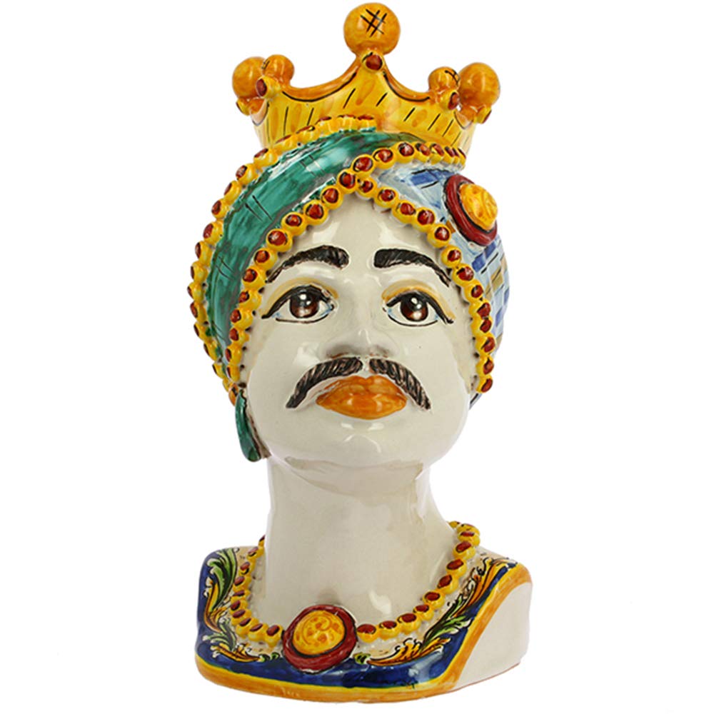 Tête de Maure sicilienne en céramique artisanale ILAB 1959008