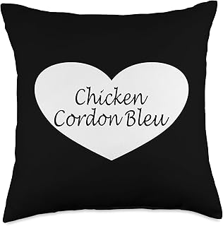 Chicken Cordon Bleu Apparel | Funny Chicken Lovers Design Throw Pillow