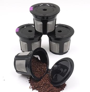 Reusable K-Cup Pods | Reusable Filters for Refillable Coffee, Mesh Coffee Strainer for 2.0 and 1.0, INI PLUS Series Coffee Maker, Easy to Clean