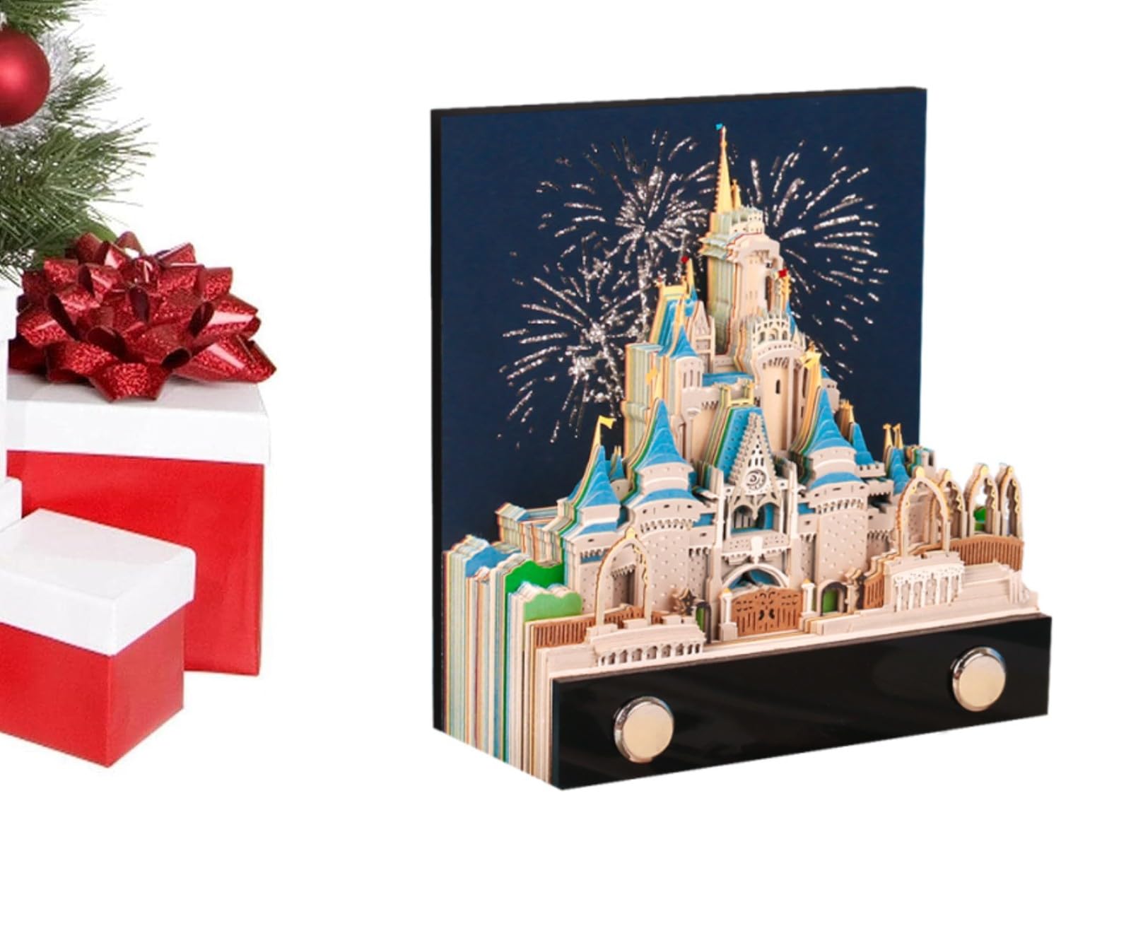 マニーローズ　メモ帳立て大小セット Amazon | 3Dメモパッド プリンセスキャッスル メモ帳 プリンセス