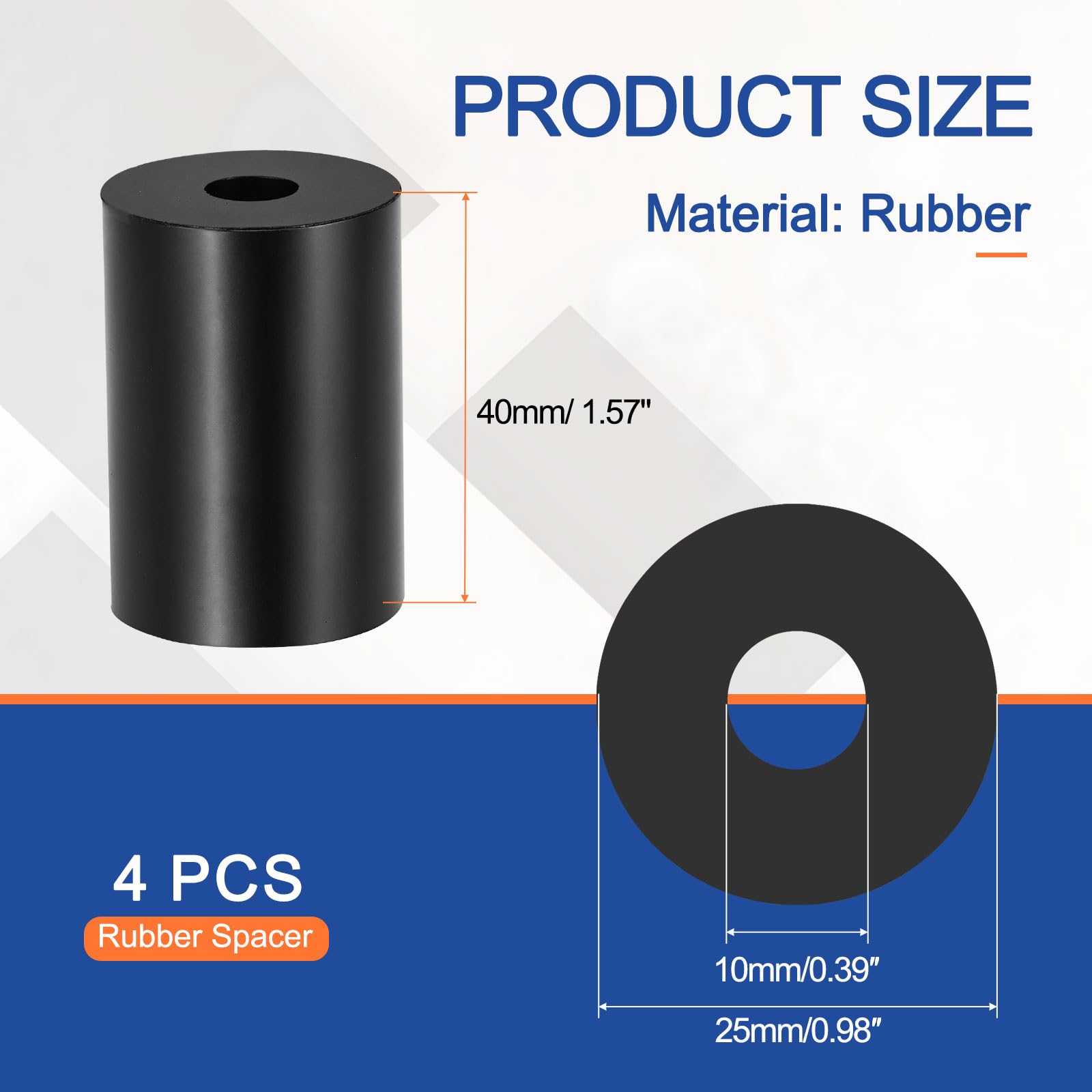 YELARXI Multi Purpose Rubber Spacer - Image 2