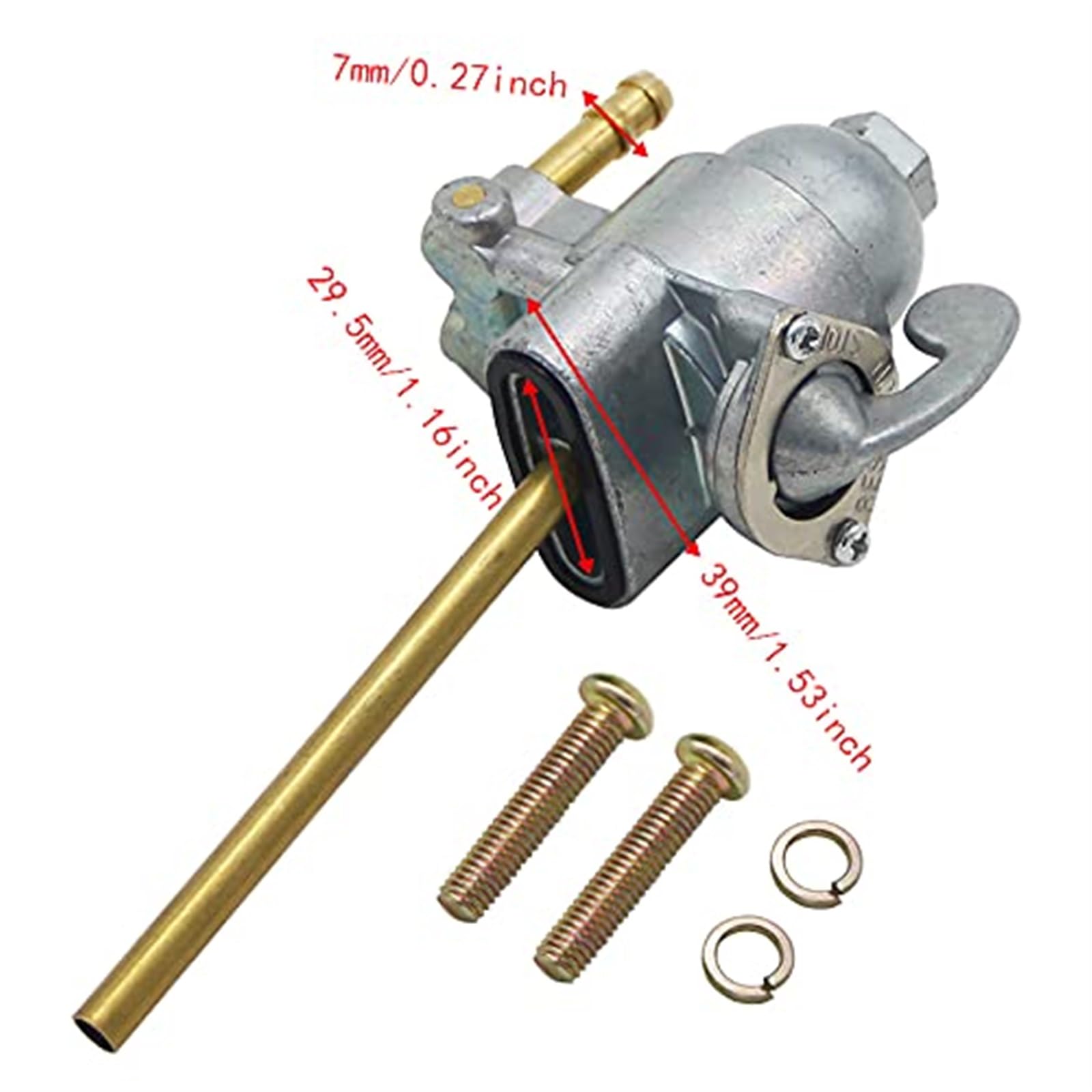 Moto Carburante Rubinetto Rubinetto Valvola Interruttore Della Pompa for KZ400 KZ400D KZ400-S KZ400-D3 KZ400-D4 KZ400-S2 KZ400-S3 KZ400-A1 Valvola di scarico del carburante per motociclette