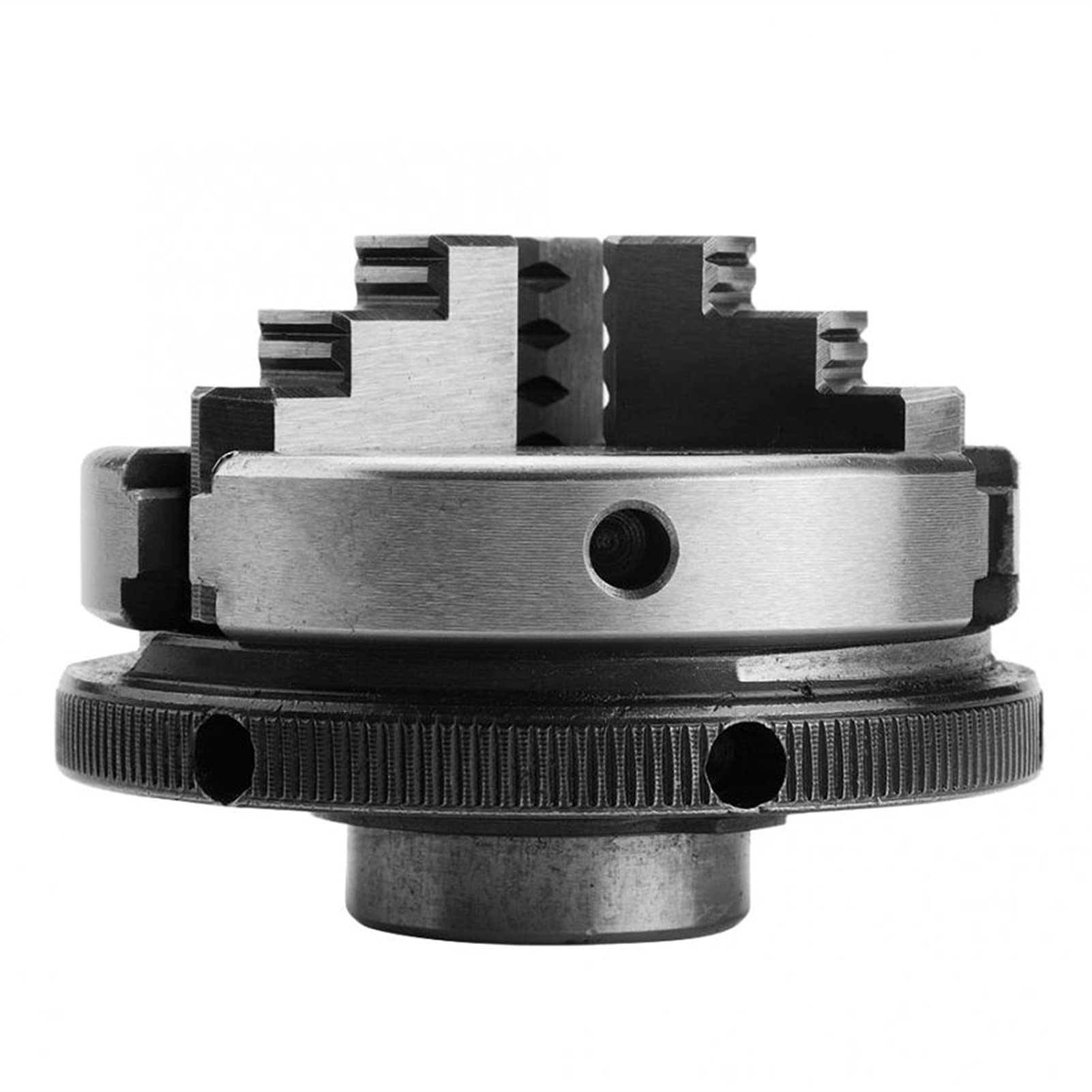 Tornio di alta precisione Chuck Lavorazione del legno Chuck in metallo a 3 mascella 63mm manuale manutentore del tornio del mandrino con 2 aste di blocco per la fresatura delle macchine elettriche