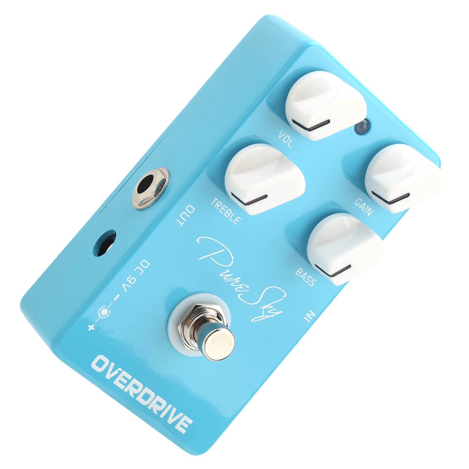 Sonew Pedał Overdrive do Gitary Elektrycznej z True Bypass i kontrolą EQ - Konstrukcja ze Stopu Aluminium