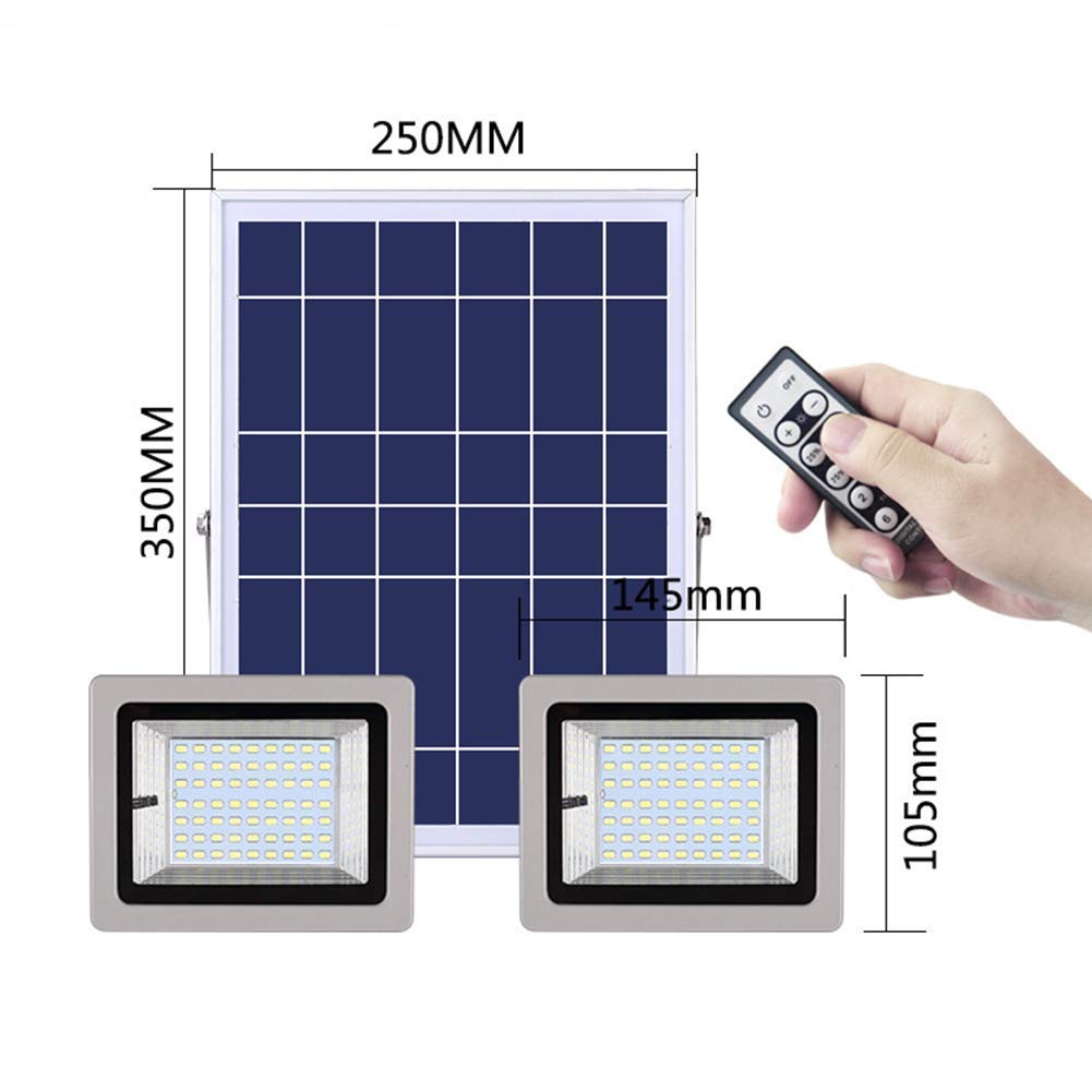 Jasny reflektor solarny LED Pilot zdalnego sterowania Solar Garden Light ściemniana jasność i harmonogram światło słoneczne wodoszczelne oświetlenie garażowe oświetlenie zewnętrzne Solar Street