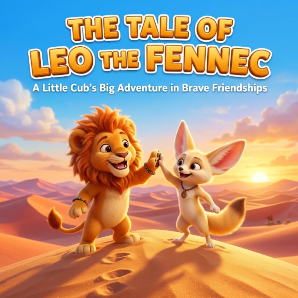 The Tale of Leo the Fennec: A Little Cub’s Big Adventure in Brave Friendships