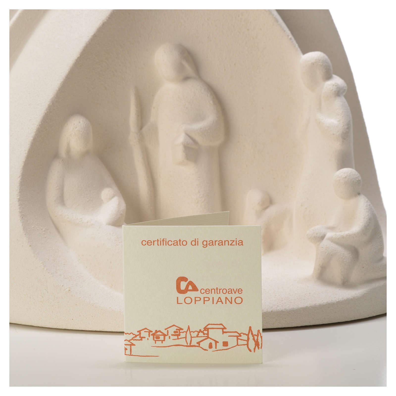 Holyart Nacimiento: Nacimiento Estrella, 20cm de Arcilla refractaria