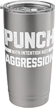 Punch with intention, not aggression Stainless Steel Insulated Tumbler