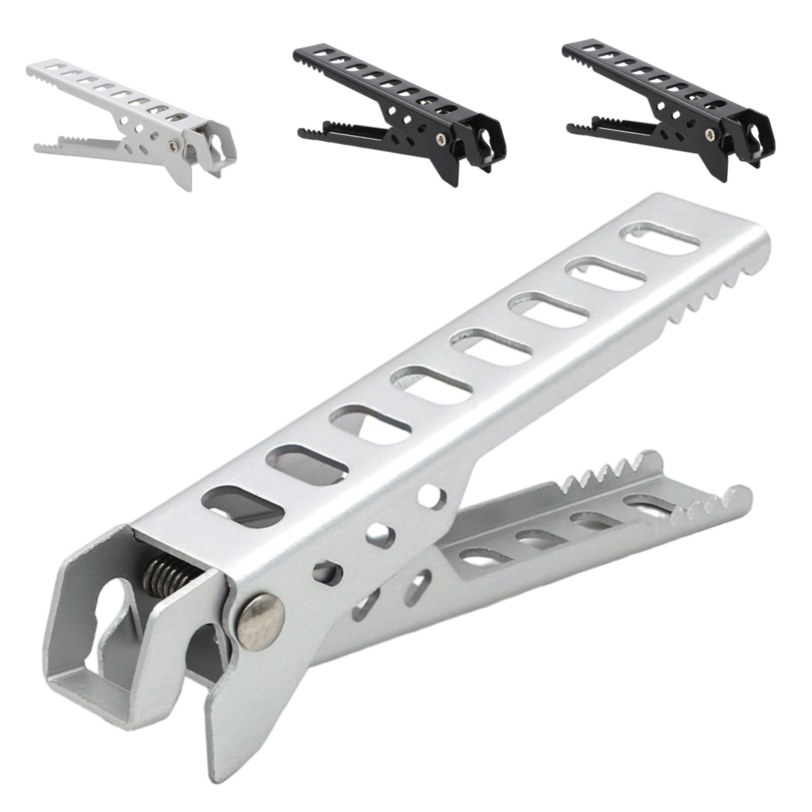 PRETYZOOM 16 Pezzi Morsetto per pentole antiscottatura manico utensili da cucina da morsetto per piatti clip per pinza da cucina presina da alluminio