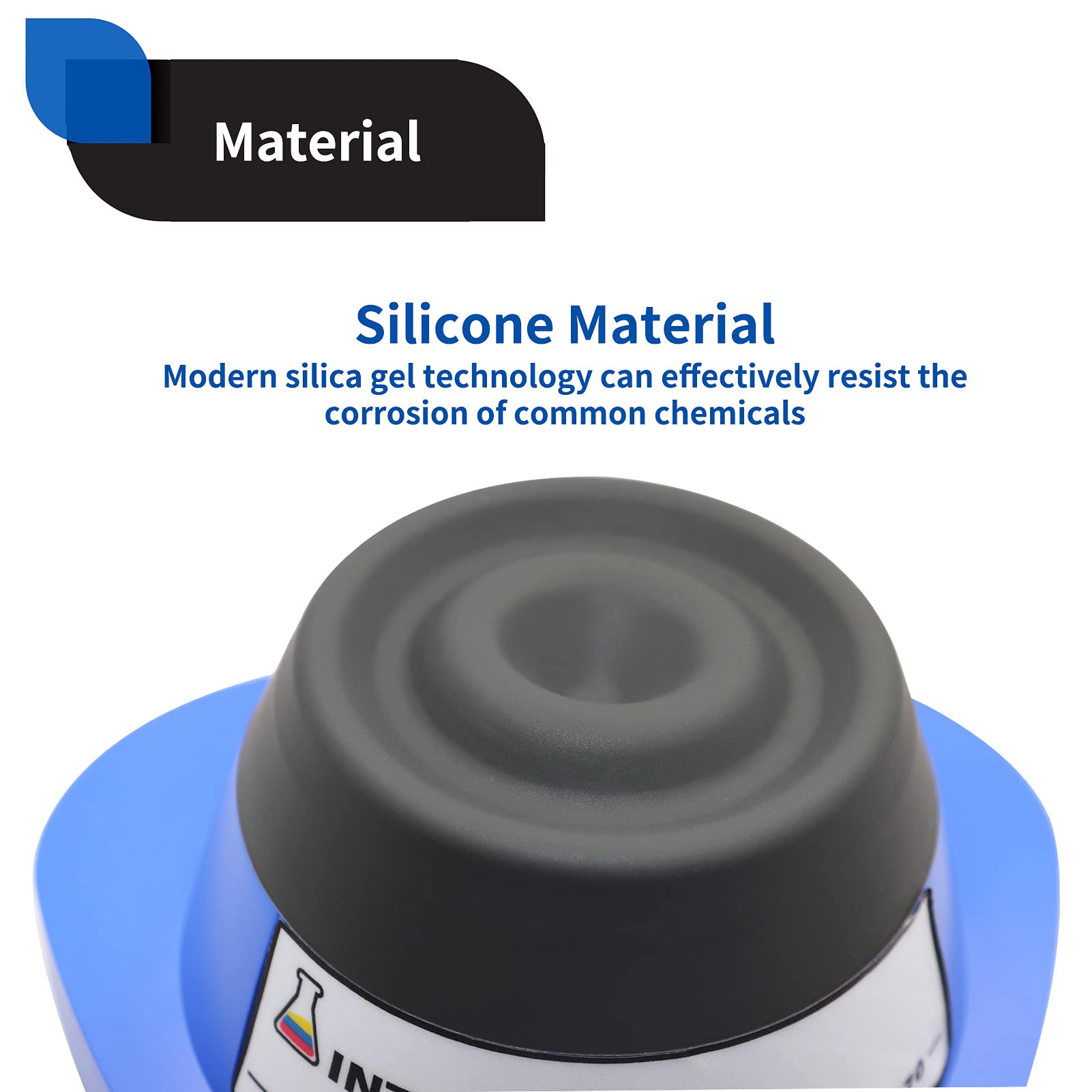 INTLLAB Lab Vortex Mixer,Mini Vortex Mixer Touch Function 2800rpm Lab