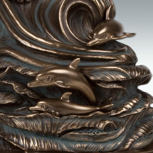 Perfect Memorials Small Tranquil Dolphins Cremation Urn #TOP4
