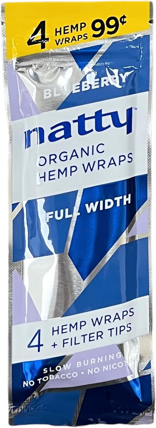 Natty Hemp Rolling Paper Natural Organic Prewraps (4