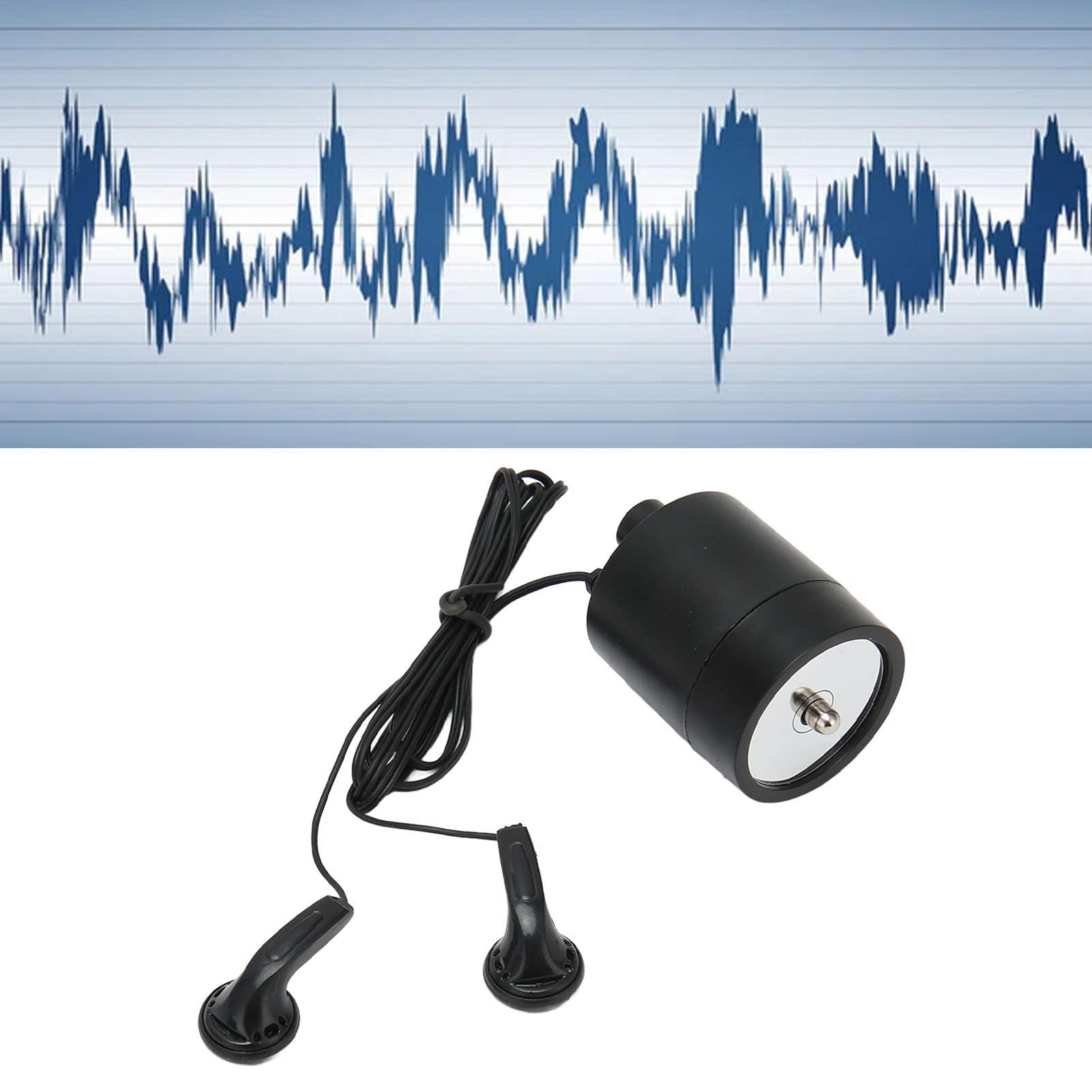Amplificatore del Suono, Microfono da Parete Microfono Potenziato Amplificatore del Dispositivo di Ascolto 'orecchio Audio Attraverso lo Strumento Vocale a Parete