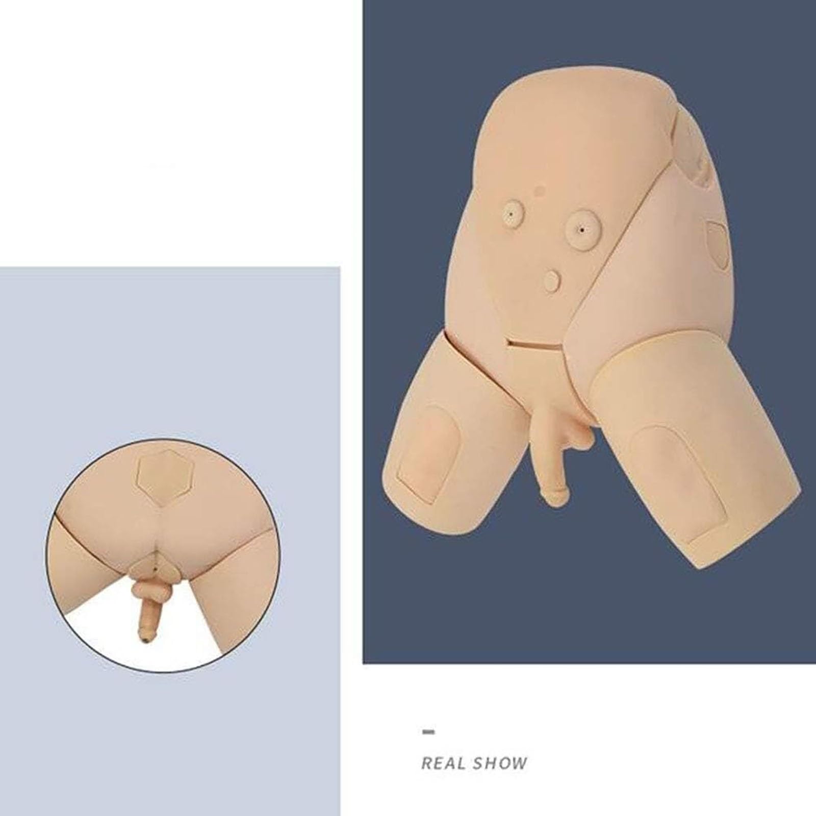 Harnkatheterisierungs-Trainingsmodell, austauschbare männliche und weibliche Manikin-Pflegesimulator für medizinische Praxis, ideal für die Pflegeausbildung