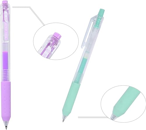Miniatura 2 de AIHAO Bolígrafos de gel lechoso de punta fina de 0.020 in, bolígrafos de gel de color retráctil, tinta de gel colorida, suaves y vibrantes para