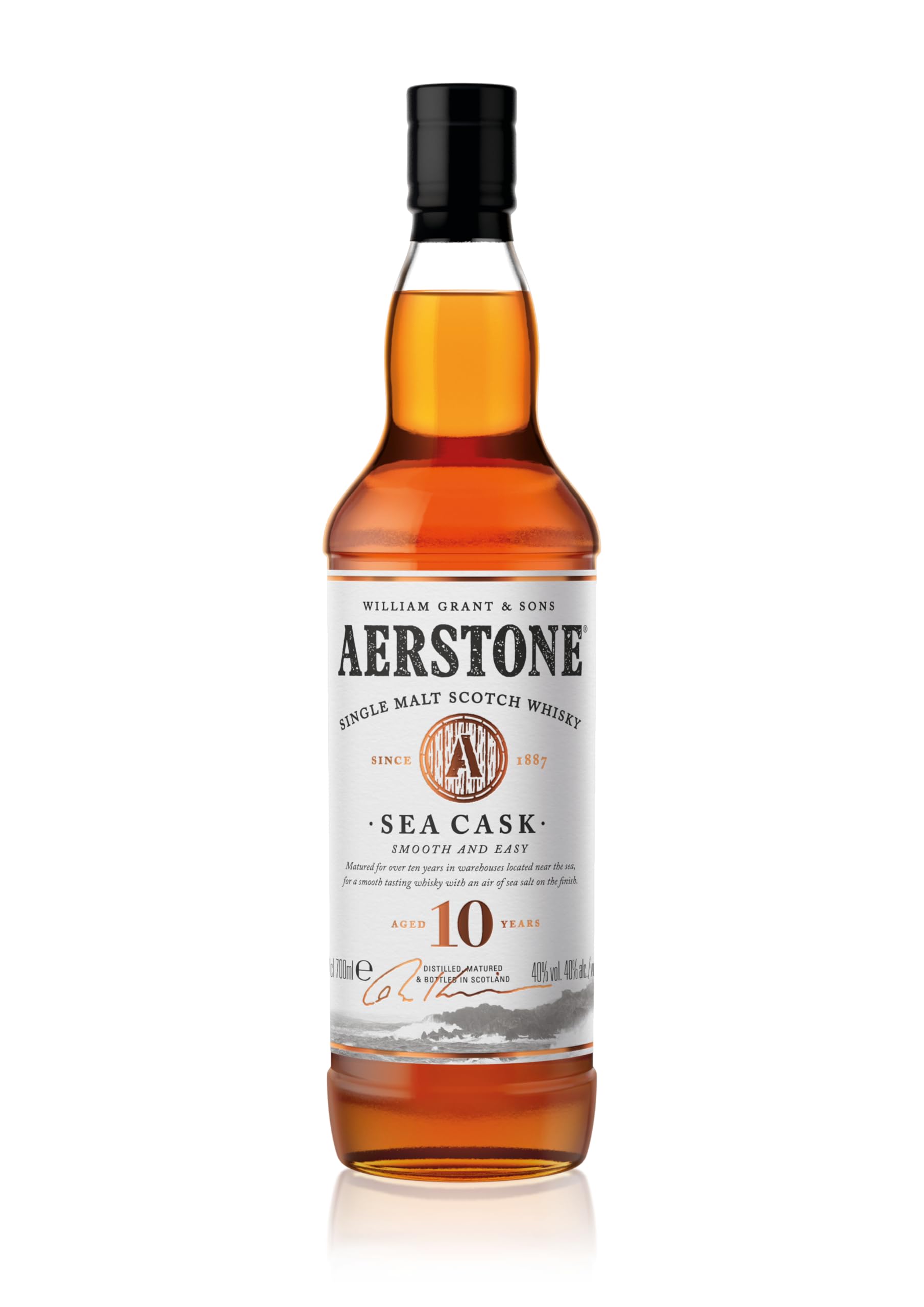 Aerstone 10 Years Old SEA CASK Single Malt 40% Volume 0,7l in Geschenkbox Whisky