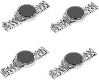 4 Peças Relógio Feminino Pulseiras Pulseiras Femininas Pulseiras Pulseiras Femininas Pulseiras Para Mulheres Pulseiras Para Meninas Decoração LED Feminina Presentes Vovô Diamante