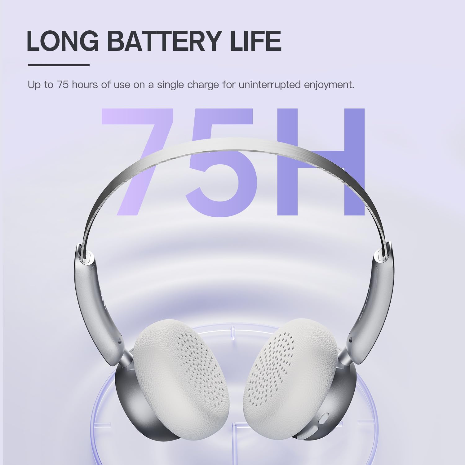 iKF R1 Audífonos retro inalámbricos, Bluetooth V 5.3, 60 horas de